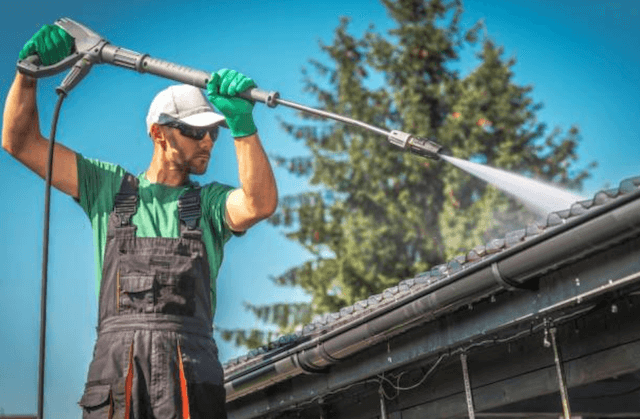 pressure washing garland