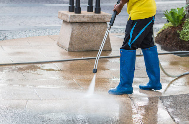 commercial cleaning garland